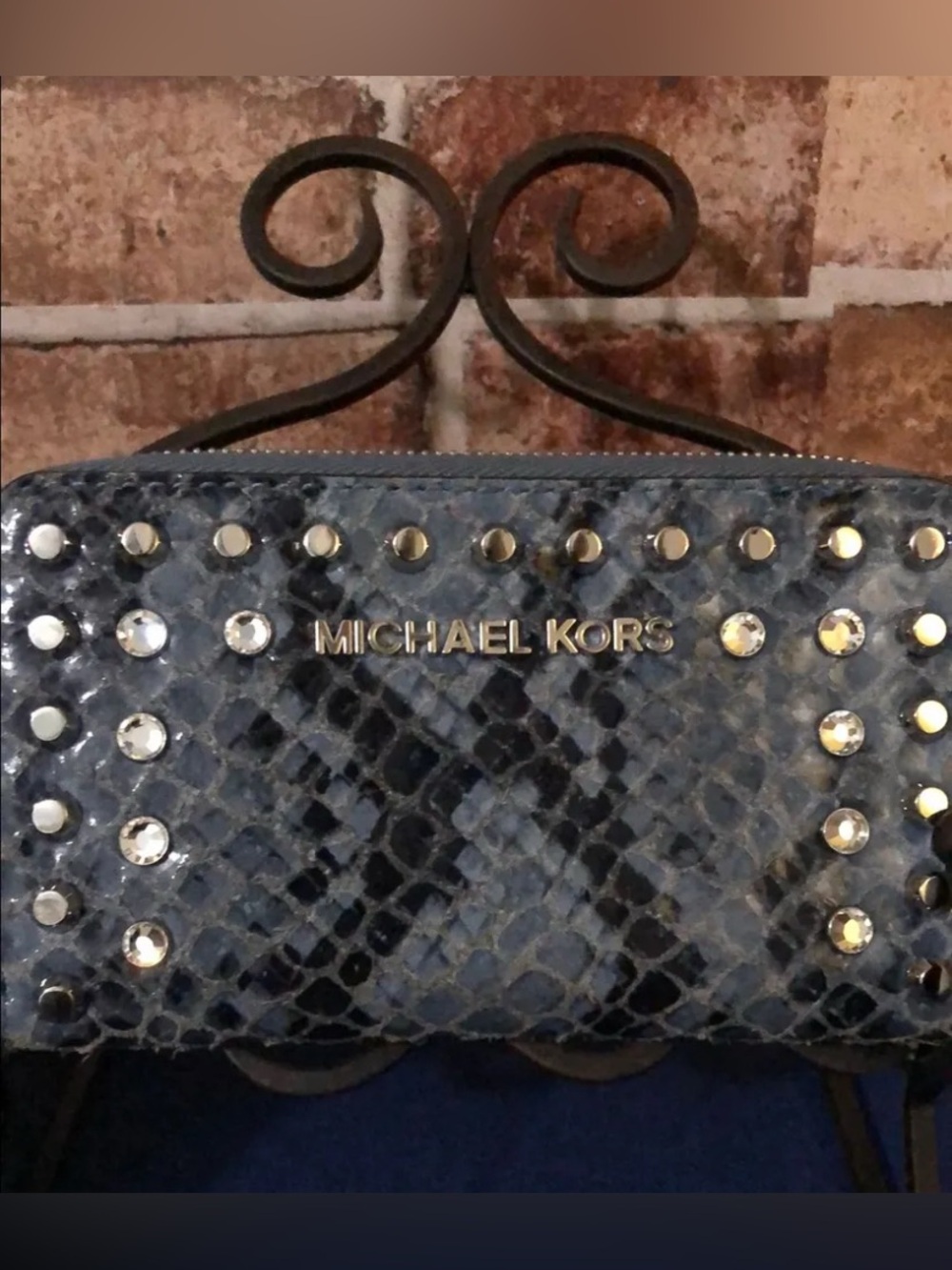 Micheal Kors snake wristlet